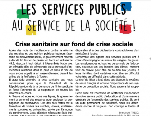bulletin FSU 83 Mars 2020