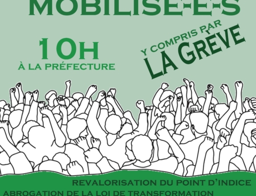 13 mai 2025 Mobilisation pour la Fonction publique !