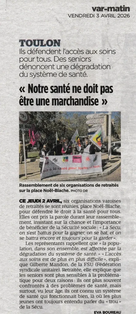 Var Matin 3 avril 2026